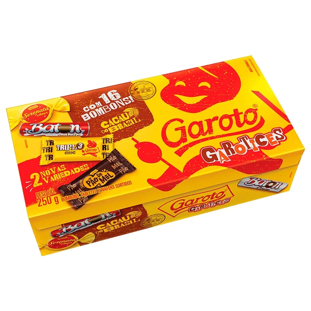 Bombom Garoto Sortido Caixa 250g